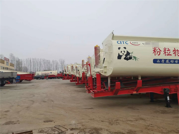 3-axle U-shaped rear dump trailer