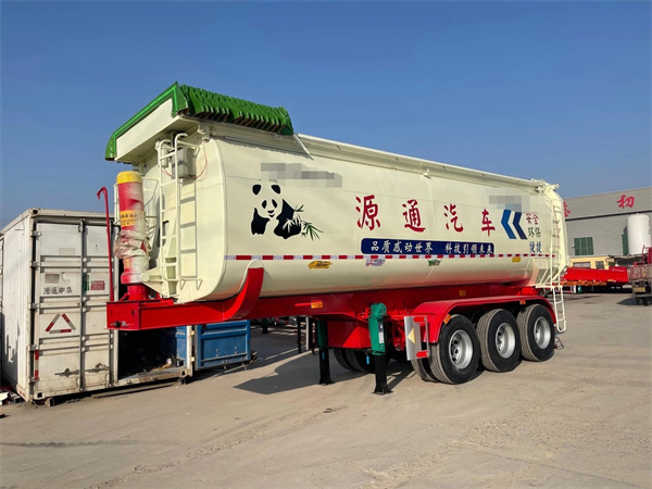 3-axle U-shaped rear dump trailer